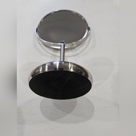 ALLEN + ROTH Brushed Stainless Steel Double Sided Mirror. 5x Magnifying - NWT - Picture 6 of 7